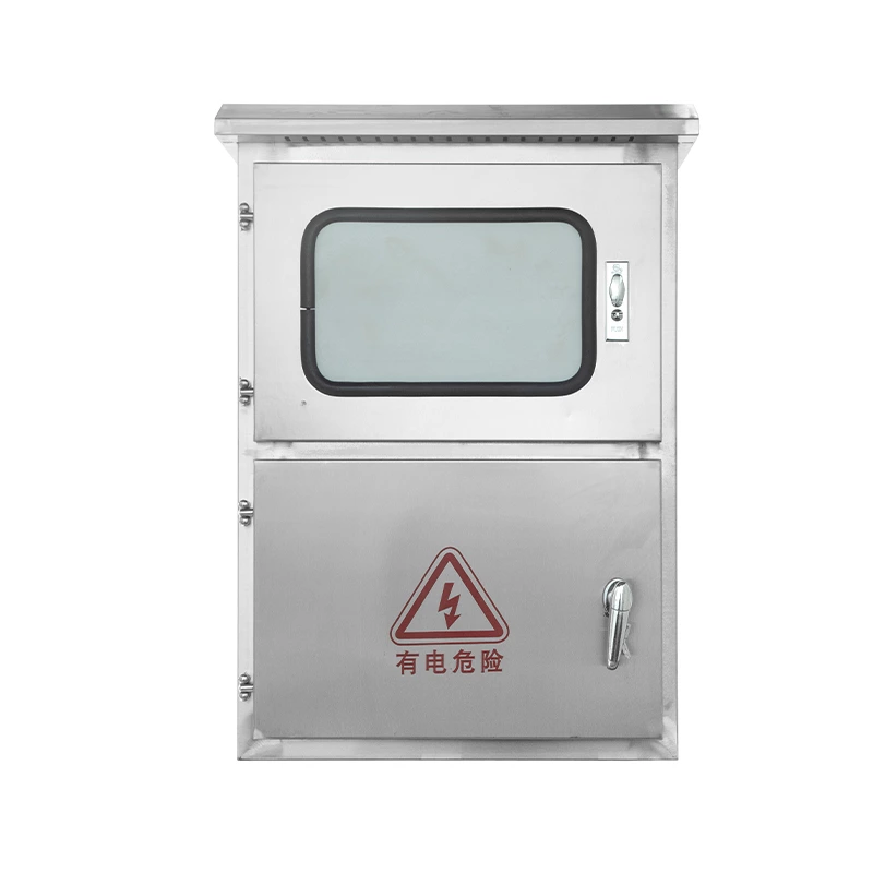 Caja de acero inoxidable para conexión a la red solar