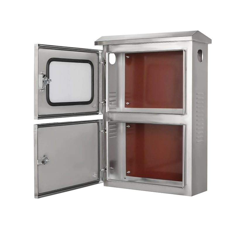 Caja de acero inoxidable para conexión a la red solar