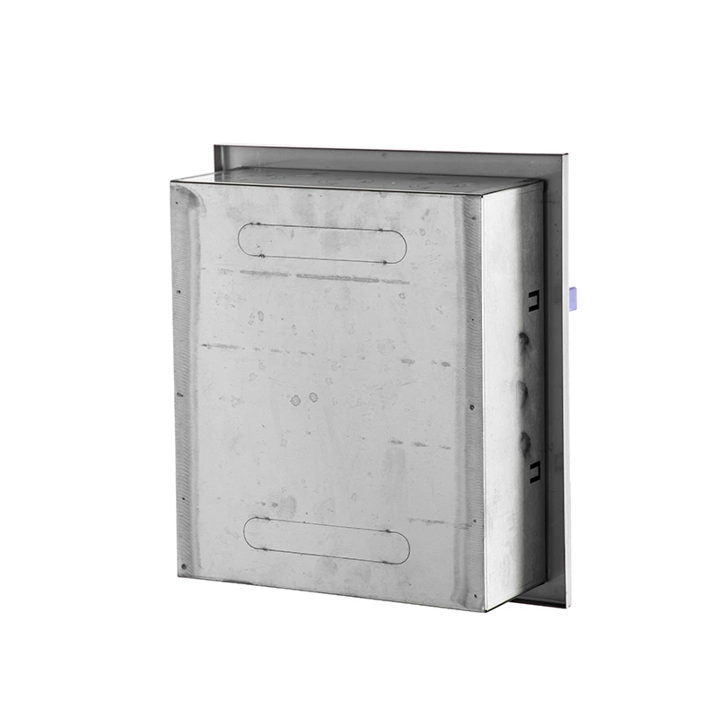 Caja de conexiones mural de acero inoxidable para interruptor neumático