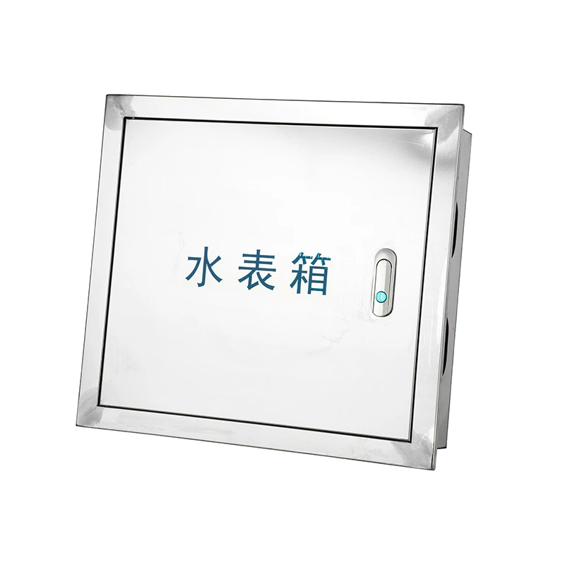 Caja de control del contador de agua de acero inoxidable