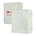 Caja para cargador de vehículos eléctricos con puertos para cables