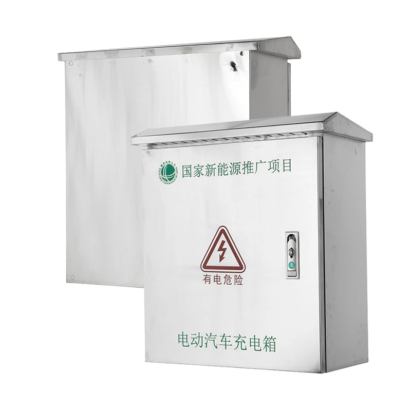 Gabinete personalizado de acero inoxidable para cargador de vehículos eléctricos