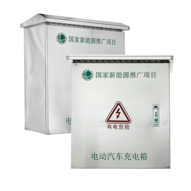 Caja de cargador de vehículos eléctricos de acero inoxidable independiente