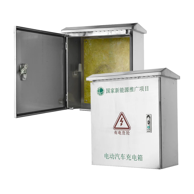 Caja de cargador de vehículos eléctricos de acero inoxidable de fácil instalación