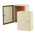 Caja eléctrica con placa de montaje