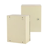 Caja metálica con ventilación perforada