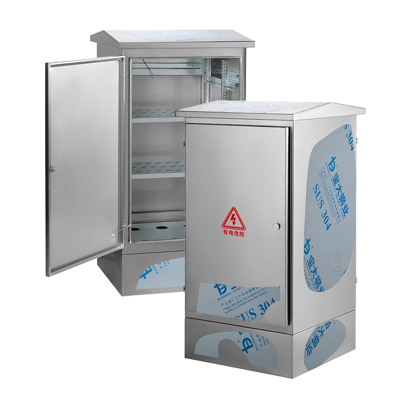 Gabinete rack de 19" - Construcción en acero inoxidable