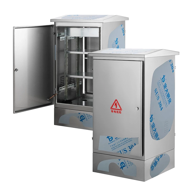 Caja de acero inoxidable para equipos de red