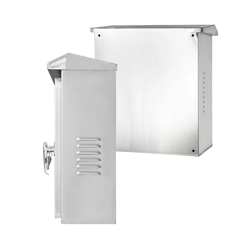 Caja de distribución de acero inoxidable con protección contra sobretensiones