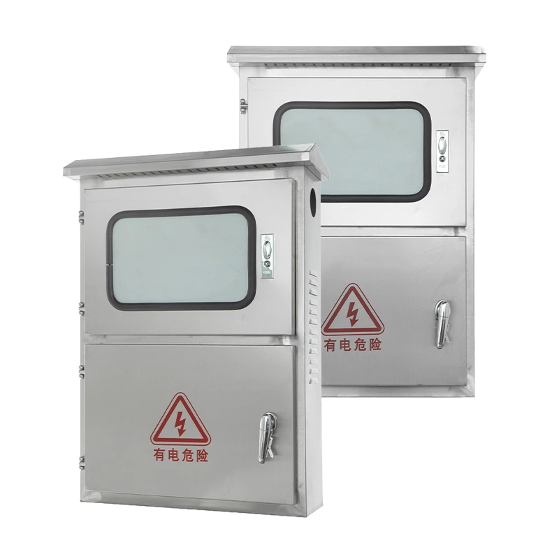 Caja fotovoltaica de acero inoxidable para conexión a red