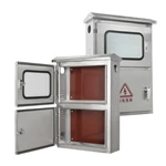 Caja fotovoltaica mural de acero inoxidable