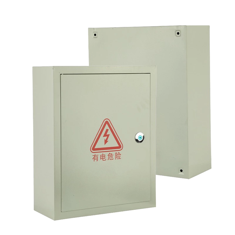 Caja eléctrica con juntas de entrada de cables