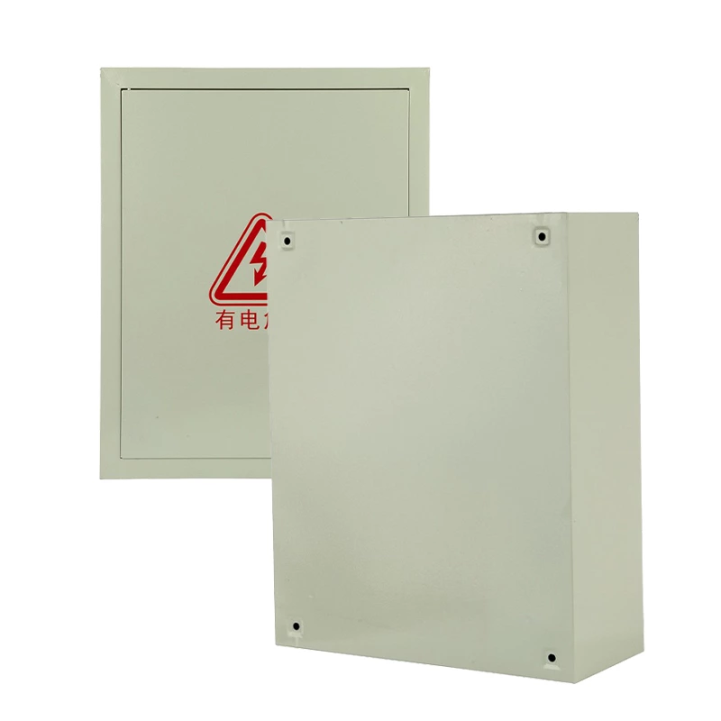 Caja con tapa abatible y junta de goma