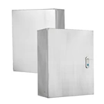 Caja estanca de acero inoxidable con cerradura