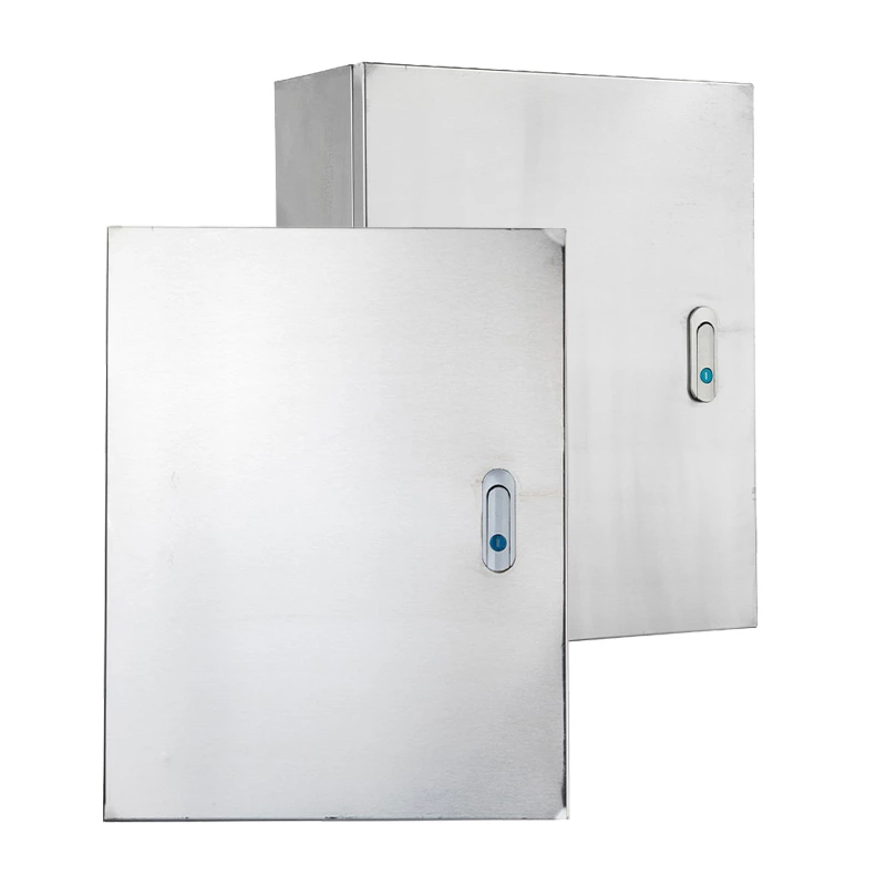 Caja de acero inoxidable para cuadro de distribución