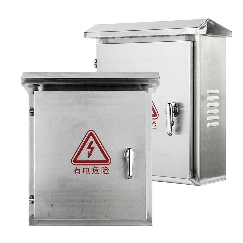 Caja de armario eléctrico exterior de acero inoxidable
