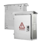 Caja impermeable de acero inoxidable para cableado eléctrico