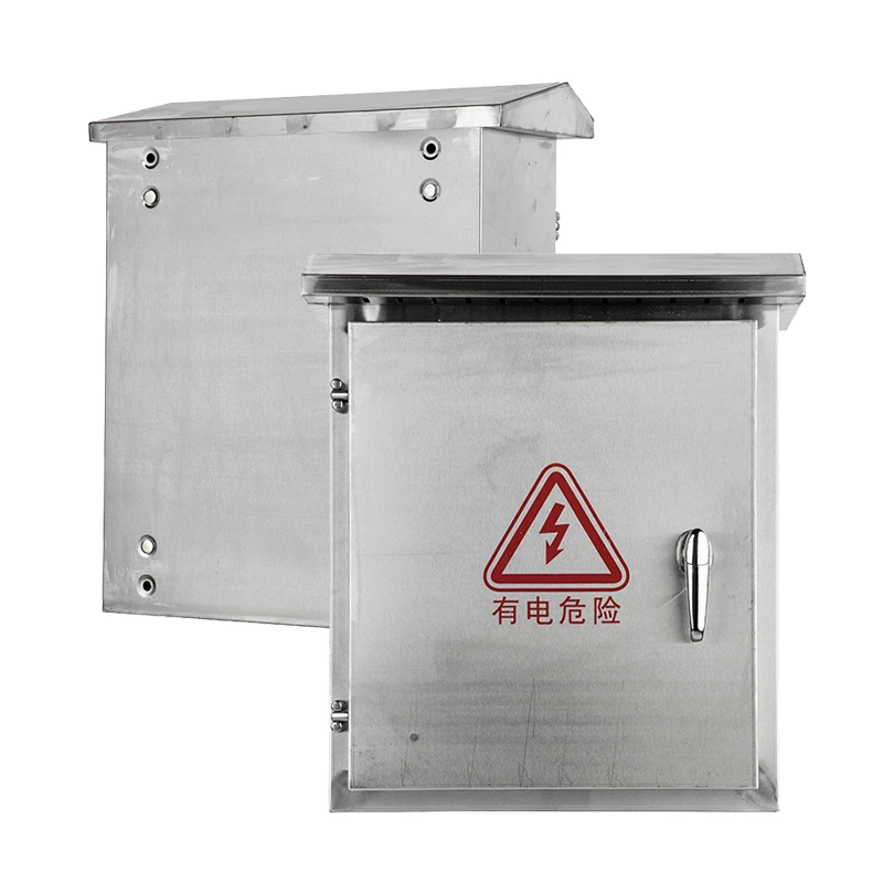 Caja impermeable de acero inoxidable para uso en exteriores