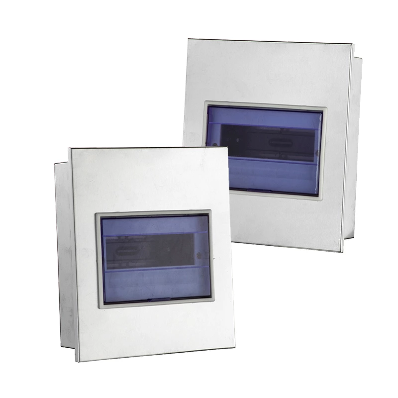 Caja empotrada de acero inoxidable para control de interruptor neumático