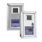 Caja de acero inoxidable empotrada en la pared para armario de contadores