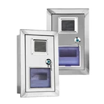 Caja empotrada de acero inoxidable para medidor trifásico