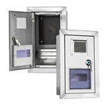 Caja de contador empotrada en pared de acero inoxidable 201