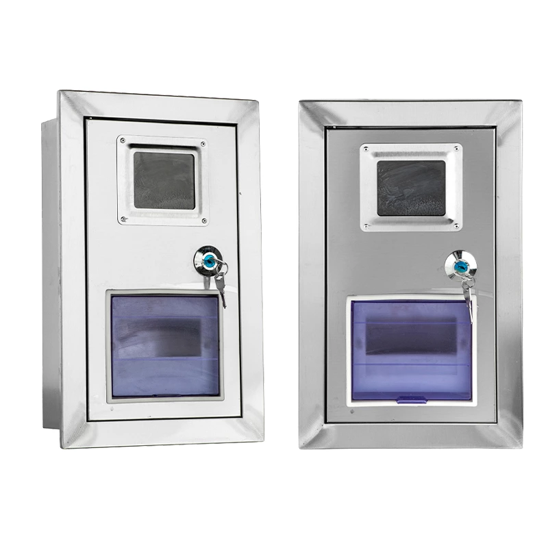 Caja de medidor mural de acero inoxidable a medida