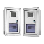 Caja de medidores comercial de acero inoxidable para montaje en pared
