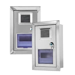 Caja de contador empotrada de acero inoxidable a prueba de óxido