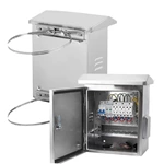 Caja de monitoreo exterior con conexión a tierra