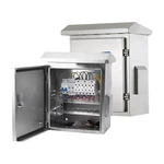 Caja estanca para cámara de vigilancia exterior