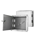 Caja de contador de agua de acero inoxidable de tamaño estándar