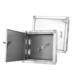 Caja de contador de agua de acero inoxidable accesible
