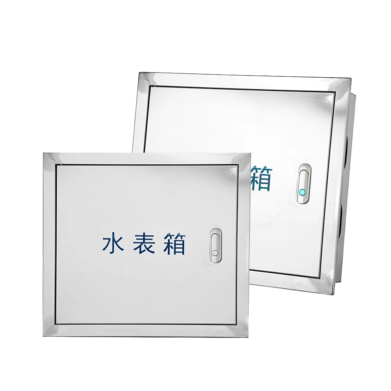 Caja de acero inoxidable para contador de agua exterior