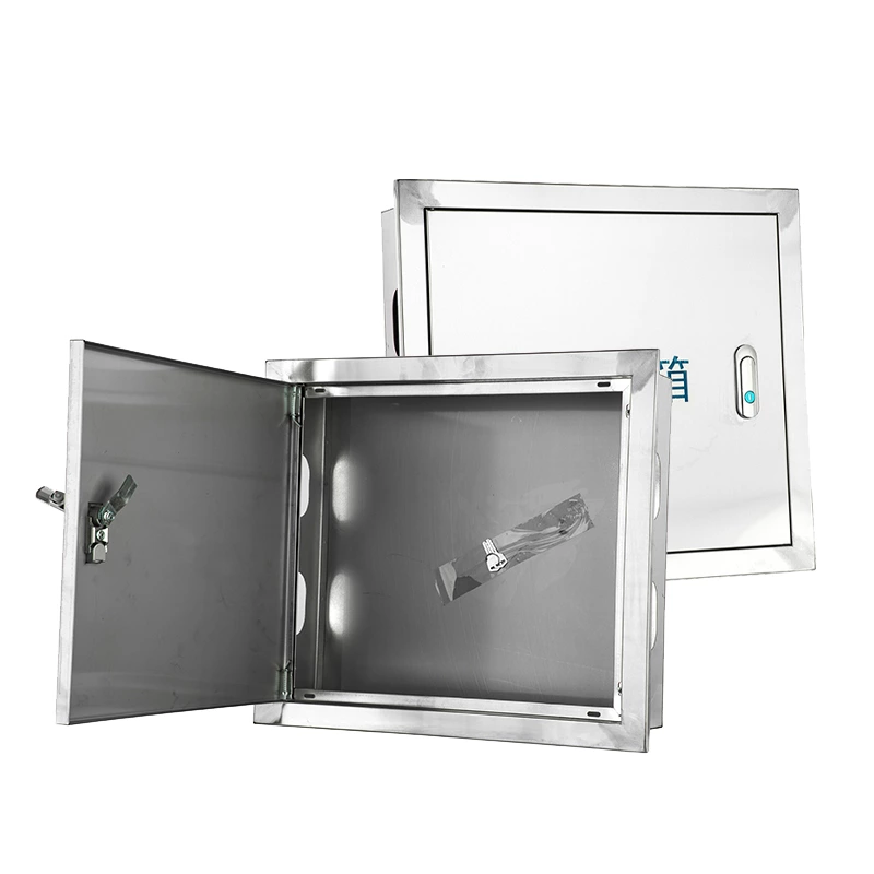 Caja de contador de agua de acero inoxidable para uso residencial