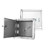 Caja de contador de agua de acero inoxidable para uso residencial