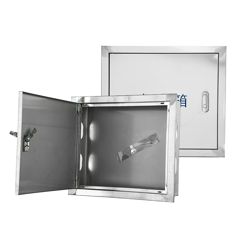 Caja de contador de agua de acero inoxidable para uso comercial