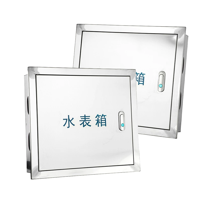 Caja de acceso al contador de agua de acero inoxidable